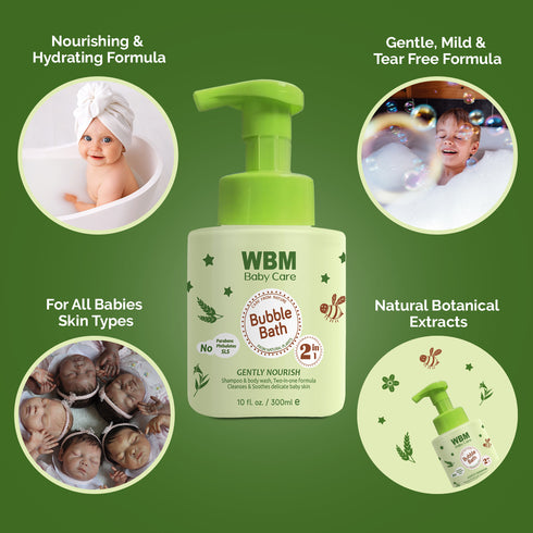 Kids Bubble Bath - 10 fl oz | WBM BABY CARE